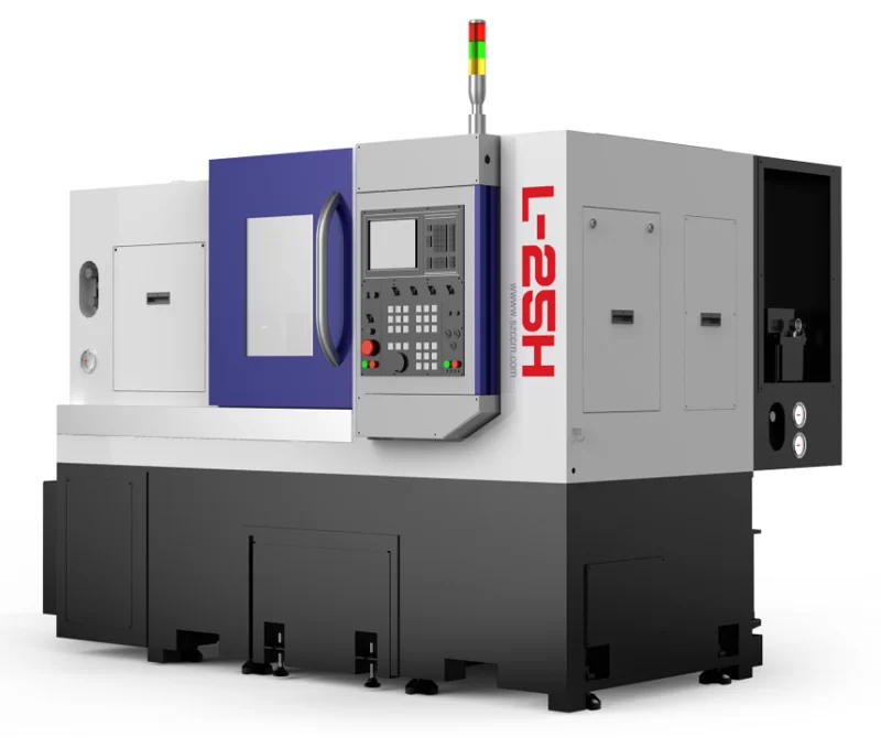 Máy tiện CNC dùng để thực hiện tiện tròn, tiện mặt, tiện vát, tiện côn, tiện rãnh và tiện ren...