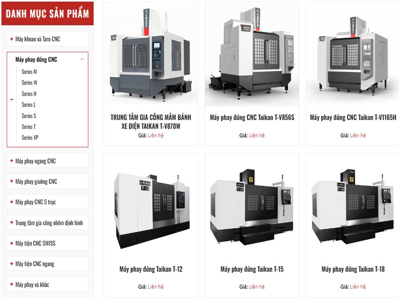 Máy phay đứng CNC