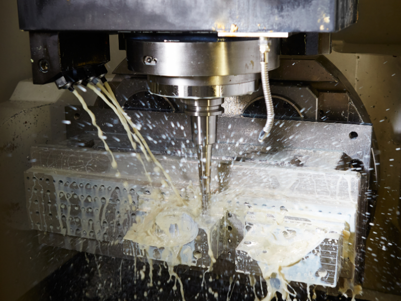 Máy phay CNC nhôm với kết cấu cứng vững, gia công ổn định và bền bỉ 