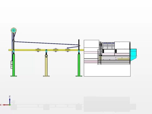 Máy tiện CNC cấp phôi tự động