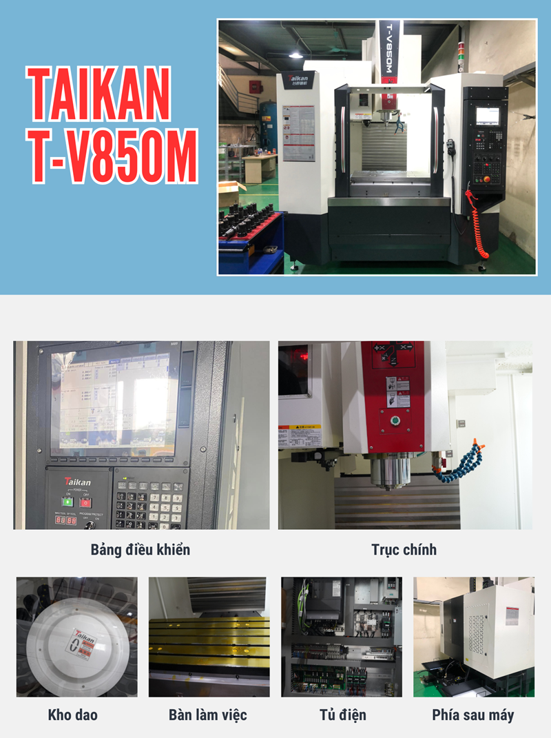 Máy phay CNC Taikan T-V850M