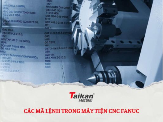 các mã lệnh trong máy tiện cnc fanuc