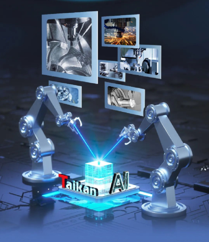 Máy CNC kết hợp AI là xu hướng thời đại mới được Taikan nghiên cứu và phát triển mạnh mẽ