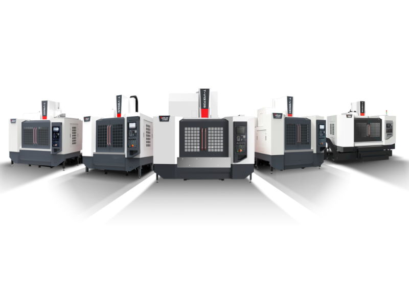 Trung tâm gia công thường có các dòng ngang, đứng và dòng 5 trục hiện đại nhằm đáp ứng nhu cầu gia công của các doanh nghiệp