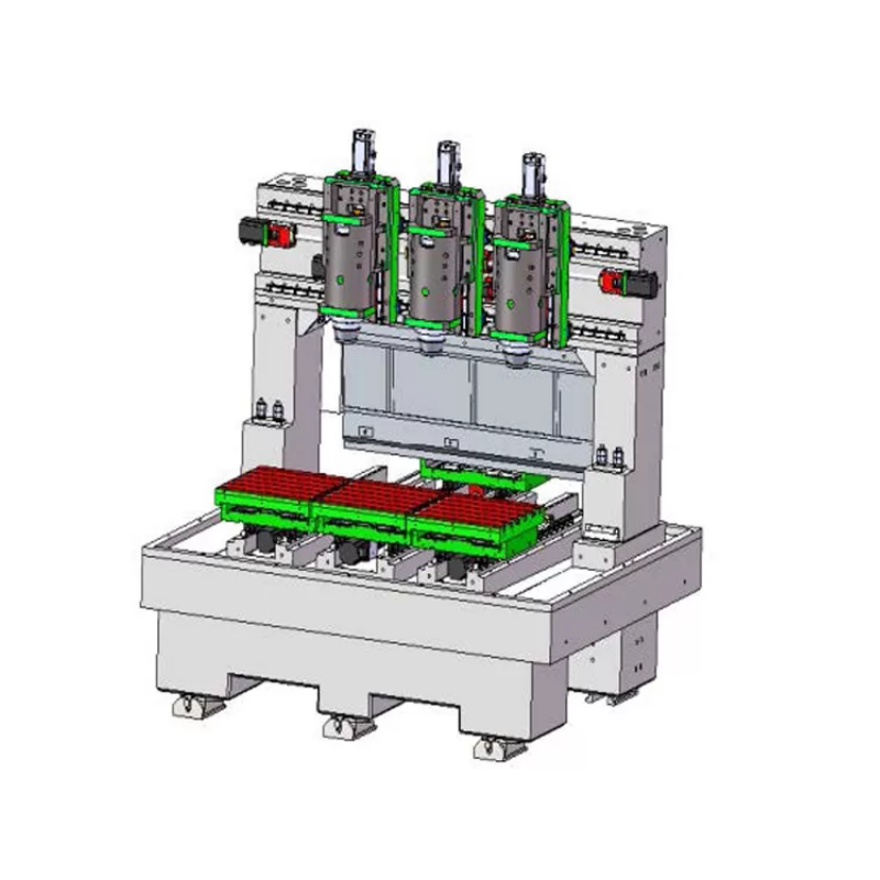 Trung tâm gia công tốc độ cao Taikan C-400-3D có kết cấu dầm và giường bằng gang