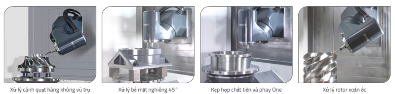 Các ứng dụng của trung tâm gia công phay và tiện 5 trục Taikan FH-60P-C