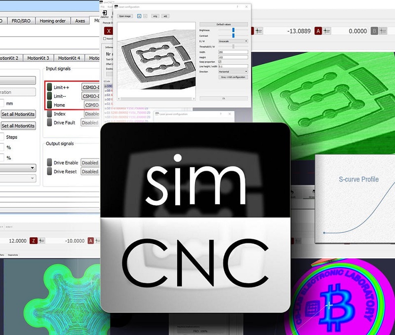 Phần mềm điều khiển SimCNC