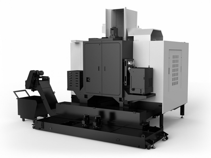 Băng tải phoi là thiết bị dùng để thu gom và vận chuyển phoi kim loại phát sinh trong quá trình gia công CNC