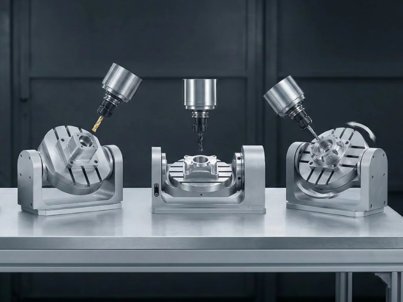 Nguyên lý hoạt động của gia công 3+2 khác với gia công 5 trục đồng thời