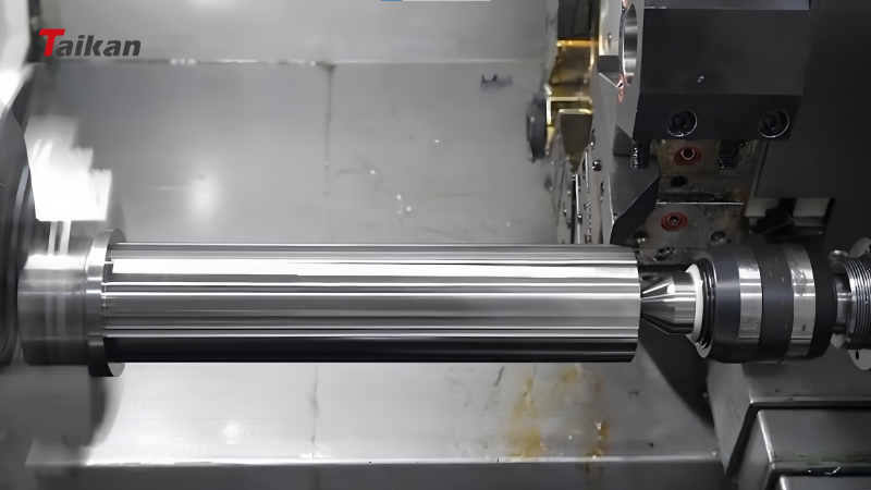 Máy tiện CNC có chống tâm tích hợp ụ động hoặc cơ cấu chống tâm hiệu quả 